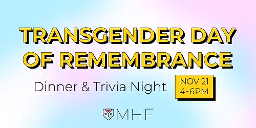Transgender Day of Remembrance Dinner and Trivia Night