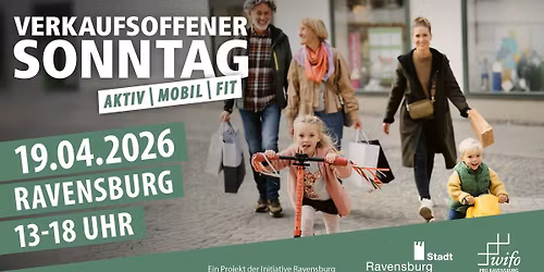 Verkaufsoffener Sonntag in Ravensburg \u2013 aktiv, mobil, fit!