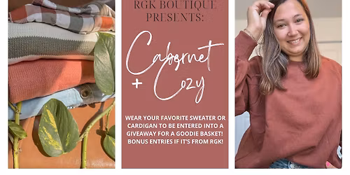 CABERNET + COZY \u2014 WINE WEDNESDAY