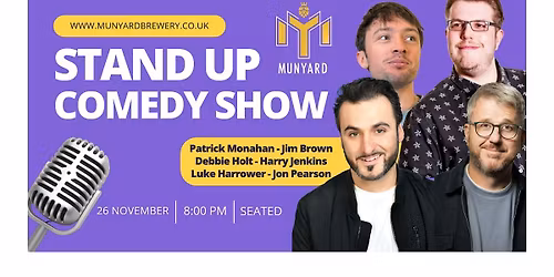 Stand Up Comedy Show at Munyard Brewery