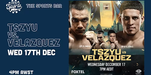 Tim Tszyu vs Antony Velazquez