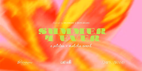 A MAT PILATES & MATCHA EVENT - SUMMER 4EVER