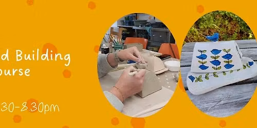 6-week hand building ceramics course - Wednesday
