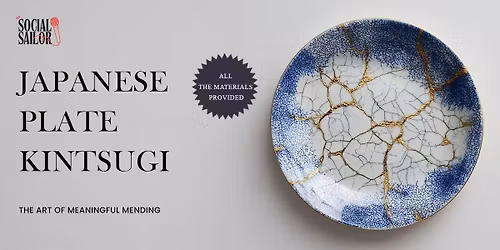 Japanese Kintsugi Plate - Mumbai
