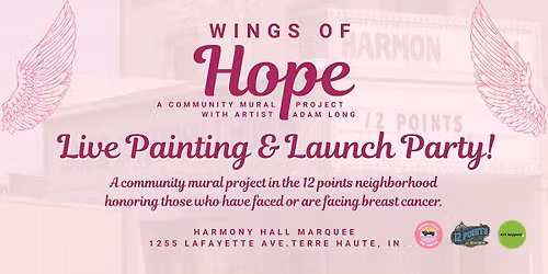 Wings of Hope Memorial Mural: Live Painting & Launch Party