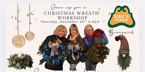 Canvases & Cocktails -Wreath Making