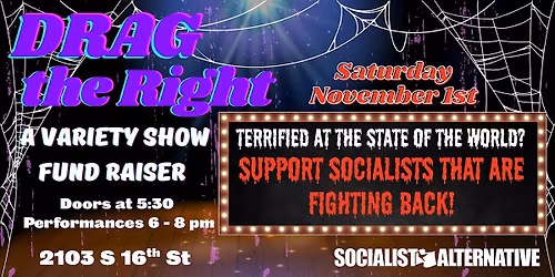 Drag the Right! A Variety Show Fundraiser
