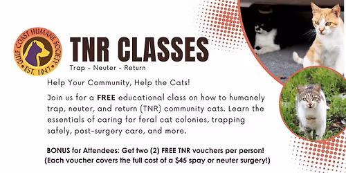 TNR (Trap - Neuter - Return) Class