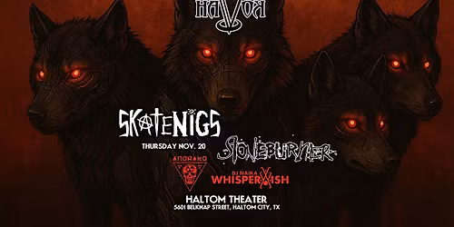 Stoneburner LIVE with special guests Skatenigs, Andrako and DJ Whisperwish