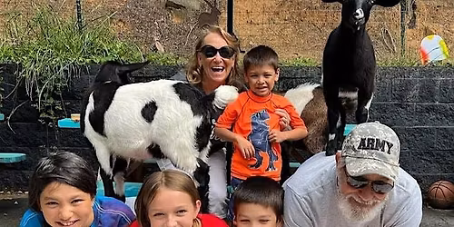 POP-UP GOAT YOGA at the Funny Farm