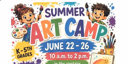 K-5th GRADE: Summer Art Camp