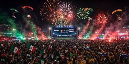 \u00c5pningskamp i VM i Gravane mellom Mexico og S\u00f8r Afrika +++ 
