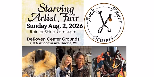 Racine Starving Artists Fair - Rock, Paper, Scissors, Etc