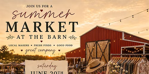Join us for an evening of shopping, gathering, and enjoy market in the barn