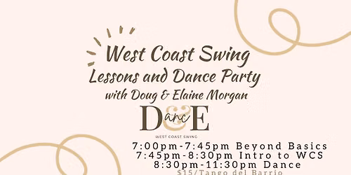 July WCS Lessons and Dance