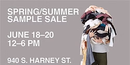 SPRING\/SUMMER SAMPLE SALE