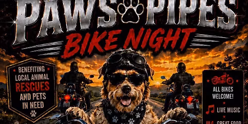 NICNAK\u2019S PAWS & PIPES BIKE NIGHT 
