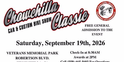 Chowchilla Annual Classic Car & Bike Show