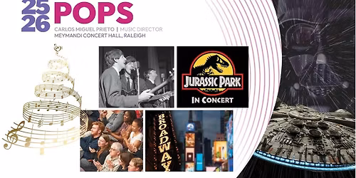 North Carolina Symphony- Jurassic Park in Concert at Martin Marietta Center for the Performing Arts - Meymandi Concert Hall