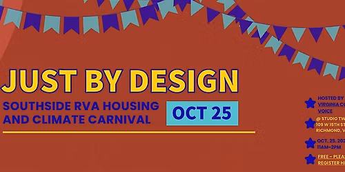 Just By Design: Southside RVA Housing & Climate Carnival