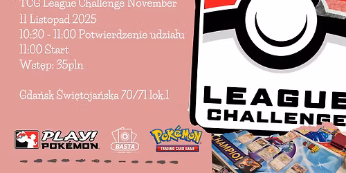 TCG League Challenge November
