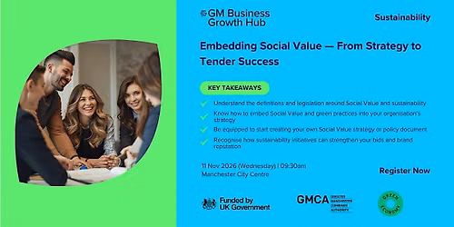 Embedding Social Value - From Strategy to Tender Success