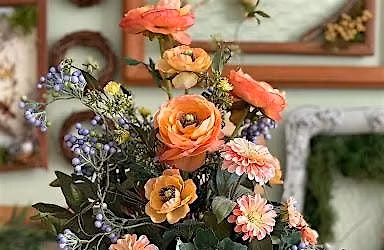 Vintage Pitcher Floral Arrangement Workshop