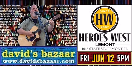 David's Bazaar @ Heroes West Lemont, Lemont, IL