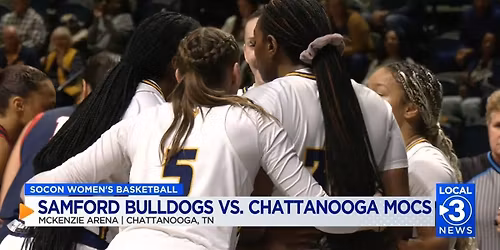 Samford Bulldogs at Chattanooga Mocs Womens Basketball