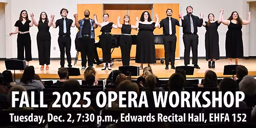Fall 2025 Opera Workshop