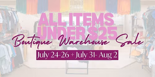 Boutique Warehouse Sale | Regency Omaha (Official Event)