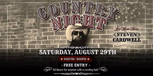 Country Night at Nona | Sat, Aug 29