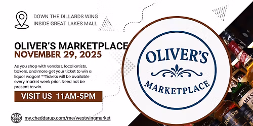 Oliver's Marketplace- Liquor Wagon Raffle