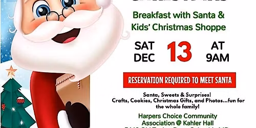 Breakfast with Santa + Kids\u2019 Christmas Shoppe