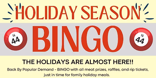 Holiday Meat BINGO!