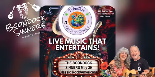Boondock Sinners at Priscilla's Oasis On Orange 