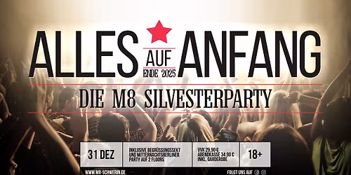 Alles auf Anfang | M8 Silvesterparty