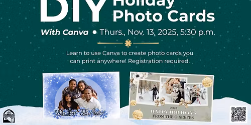 DIY Holiday Photo Cards with Canva