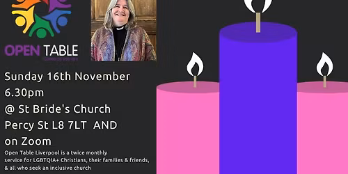 Communion Service led by interim Bishop of Liverpool for Transgender Day of Remembrance