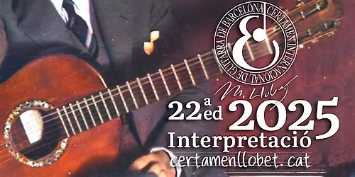 CERTAMEN LLOBET 2025 - Final + lliurament de premis
