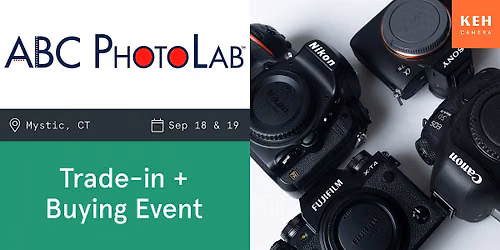 Sell your camera gear (free event-no ticket needed) at ABC Photo Lab