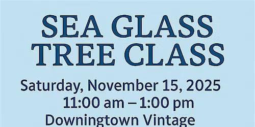 Coastal Sea Glass Christmas Tree