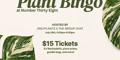 PLANT BINGO! (OnlyPlants x TheGroupChat)