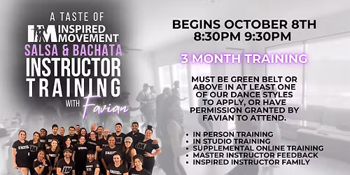 \u2728Instructor Training with Favian\u2728