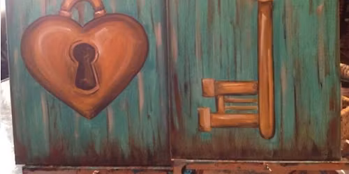 Paint and Sip Lock\/Key Date Night