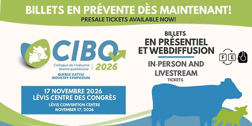 Colloque de l'industrie bovine qu\u00e9b\u00e9coise 2026