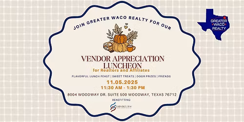 Greater Waco Realty Vendor Appreciation Luncheon