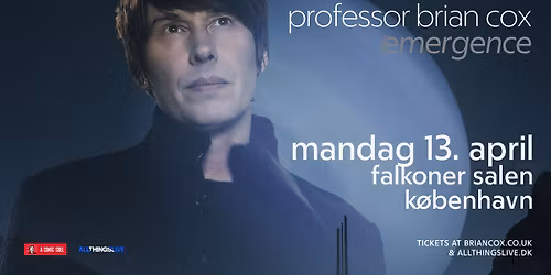 Professor Brian Cox - Falkoner Salen - 13. april (udsolgt)