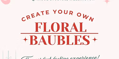 Create your own floral baubles with Creative Spirit