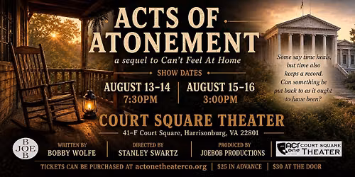 Acts of Atonement a sequel to Can't Feel At Home